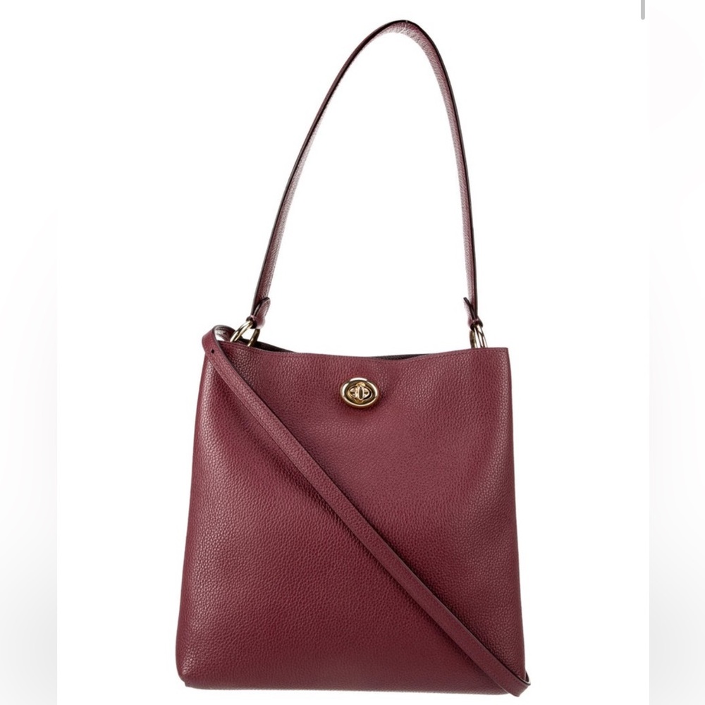 Coach Pebble Leather Charlie Bucket Bag